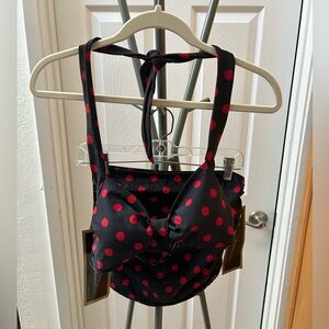 NWT Esther Williams Polka Dot Two-Piece Swimsuit
